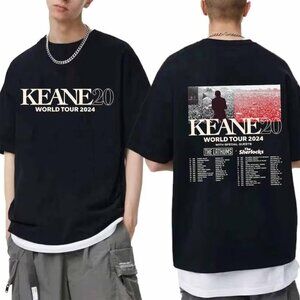 Keane World Tour 2024 Shirt, Keane Hopes and Fears 2024 Concert tShirt
